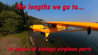 Ep5  Epic mountain views and airports on our quest to find vintage airplane parts [upl. by Aihpos]