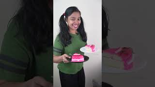 Sister VS Me 🍓 Eating Strawberry Cake 🎂 Behno ki NokJhok 😜 minkutinku shorts comedy funny cake [upl. by Johm]