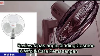 Review kipas angin dinding Cosmos 16 inci 16 WFO  wall fan [upl. by Hakilam81]