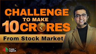 Challenge to Make 10 Crores From Stock Market 💸🤑 Ravi Chandiramani [upl. by Rexferd]