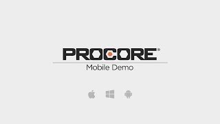 Procore Mobile Demo [upl. by Ruella]