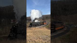 Western Maryland 1309 Chugging  And Having Wheel Slip On Helmstetter’s Curve [upl. by Nabla776]