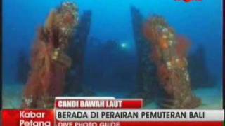 Candi di Bawah Laut Bali  Indonesia [upl. by Haeli]