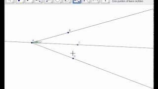 Deellijn tekenen met geogebra [upl. by Baxter93]