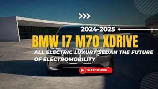 2024 BMW i7 M70 xDrive all electric luxury sedan the future of electromobility [upl. by Elvia]