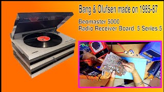 Bang Olufsen Beomaster 5000 from 1985 Radio Reciver Board 5 Series [upl. by Aidekal]