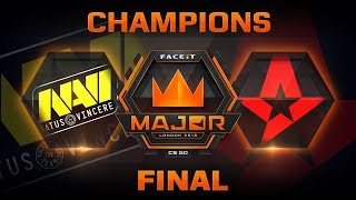 NaVi vs Astralis  Nuke FACEIT Major London 2018 [upl. by Deth941]