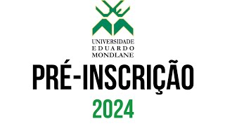 COMO FAZER A PRÉ INSCRIÇÃO NA UEM  2024 [upl. by Ebag]