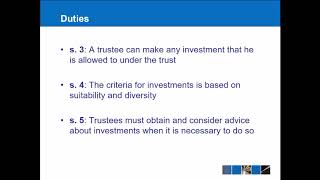 Equity amp Trusts  Powers and Duties of Trustees [upl. by Bremble777]