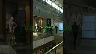 Val deurope اكبر مركز تسوق في باريسfrance paris shortvideo [upl. by Pelag]