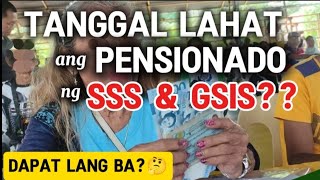 ✅PENSIONERS NG SSS AT GSIS TANGGAL LAHAT SA SOCIAL PENSION [upl. by Aivekal]