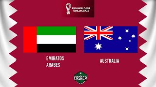 ✅ AUSTRALIA eliminó a EMIRATOS ÁRABES y jugará ante Perú el repechaje Rumbo a Qatar 2022 [upl. by Atiugram]