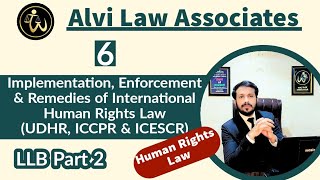 Implementation Enforcement amp Remidies of IHR  Human Rights Law  UDHR ICCPR ICESCR  Lecture 6 [upl. by Aknaib736]