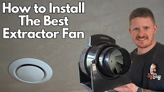 How to Install a Bathroom Extractor Fan  Complete DIY Guide Made Easy [upl. by Cyna]