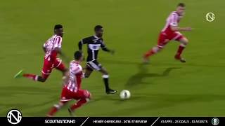 Asernal New Signing HENRY ONYEKURU Goals Skills Assists Eupen 2016 2017 PART 2 YouTube [upl. by Nomde]