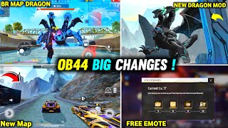 New Changes OB44 Upcoming Update 😲 Free Fire New Map New BR Big Dragon Game Ob44 [upl. by Ari964]