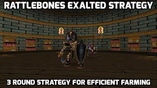 WIZARD101 RATTLEBONES EXALTED 3 ROUND STRATEGY EFFICIENT AND EASY FARMING [upl. by Drahcir293]