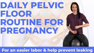 Pelvic Floor Exercises For Pregnant Women [upl. by Eerhs295]