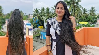 Hema Hair Care Routine Full Video 🤩vishnu Love Hema 💛 💙 in tamil [upl. by Garold]