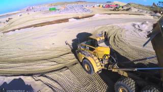 Coastal Reinforcement Netherlands  Katwijk aan Zee  Made by a Drone [upl. by Angy]