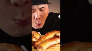 Eating Pork Intestines Mukbang  asmr eatsounds eatingvideos food eatingsounds yt mukbang [upl. by Rehpotsihc]