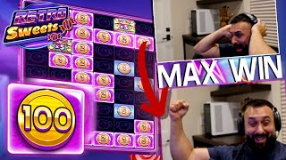 IT KEEPS PAYING MAX WIN on Retro Sweets [upl. by Rains]