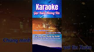 Giọt Buồn Không Tên Karaoke tone Nam short [upl. by Annekam553]