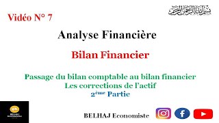 Analyse Financière  Bilan Financier  Les corrections de l’actif Partie 2 [upl. by Duquette]