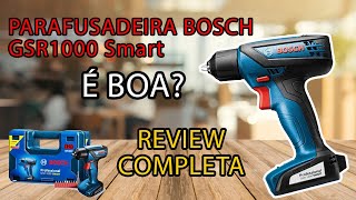 Parafusadeira Bosch GSR 1000 SMART é boa  Review Completa em PTBR [upl. by Ettenyl]