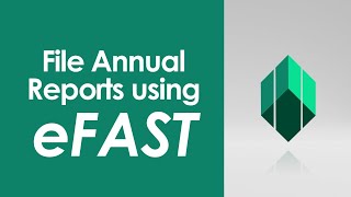 How to File Annual Reports using the SEC Electronic Filing and Submission Tool eFAST [upl. by Vano]