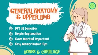 Types of Bones amp Cartilage  Important Lecture 1st Semester DPT Dr Areej Fatima [upl. by Inhoj]