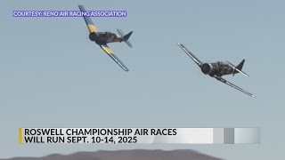 Dates announced for 2025 National Championship Air Races in Roswell [upl. by Thamora]