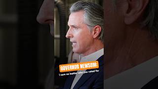 Governor Newsom I Care No Matter Who You Voted For shorts california politics news trump [upl. by Joselyn]