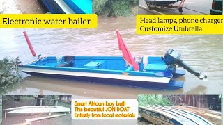 diy Beautiful Wooden Jon Boat [upl. by Feetal]