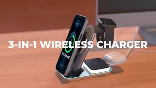 Amkette PowerPro Air 900 The Ultimate 3in1 Wireless Charging Station for All Your Devices [upl. by Iris]