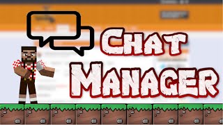 ChatManager Plugin Minecraft  17116  German  Tutorial [upl. by Happy40]