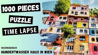 Hundertwasser Haus in Wien 1000 Pieces  Ravensburger Puzzle [upl. by Asetal]