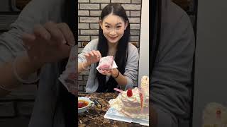 Girl found something worth lakhs in the middle of the cake shortvideo [upl. by Huntlee506]