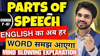 Parts Of Speech  In English Grammar With Examples  NounPronounAdjectiveVerbAdverbPreposition [upl. by Grae819]