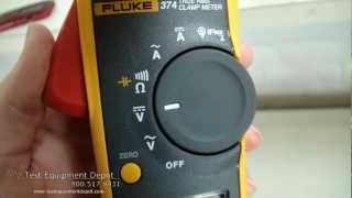 Fluke 374 600A600V TrueRMS ACDC Clamp Meter [upl. by Assirt]