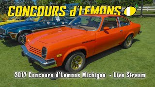 2017 Concours dLemons Michigan  LiveStream [upl. by Ylellan]