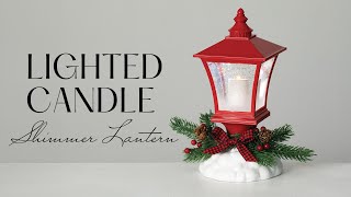 Lighted Candle Shimmer Lantern [upl. by Llerrod]