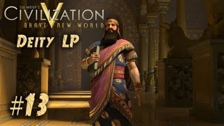 Civilization 5 Brave New World Deity Lets Play Assyria  Part 13 [upl. by Kurtis]