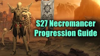 TLDR Necromancer Season 27 Progression Guide  From Haedrig to Full Rathma Farming [upl. by Garry]