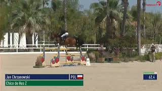 Jan Chrzanowski CHICO DE HUS Z LR 150 Grand prix CSI3 Oliva 2024 [upl. by Ettennil795]