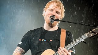 Ed Sheeran  Ed Moments in the Rain  10092022 Mathematics Tour  Olympiastadion Munchen [upl. by Sirotek905]