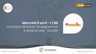 Comment démarrer l’enseignement à distance avec Moodle [upl. by Keifer]