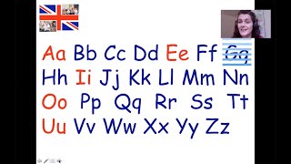 🇬🇧 Alphabet  Lesson 1  beginner English A1 [upl. by Martelli]