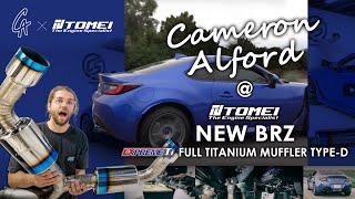 TOMEI Expreme Ti Full Titanium Muffler BRZGR86 TypeD CameronAlford [upl. by Lsiel]