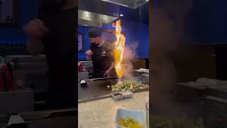 Onion volcano Japanese steak house [upl. by Rives197]